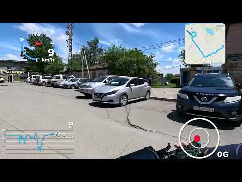 Видео: Еду с телеметрией go pro 11