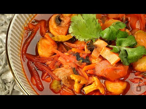 Видео: Простий, яскравий, з лісовим ароматом. ГРИБНИЙ БОРЩ З БРЮССЕЛЬСЬКОЮ КАПУСТОЮ, НА ВОДІ