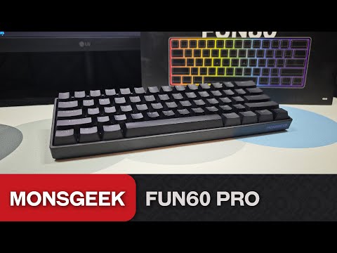 Видео: Обзор Monsgeek Fun60 Pro. 35$ за PBT, 8к и Hall Effect!