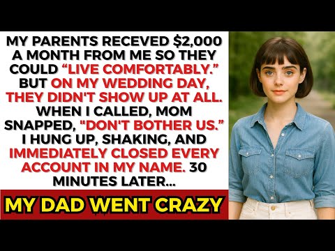 Видео: Мои родители получали от меня 2000 долларов каждый месяц, чтобы я «жил безбедно». Но в день моей ...