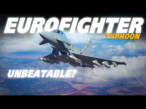 Видео: F-16C Viper против Eurofighter Typhoon: боевые действия на BVR | Цифровой боевой симулятор | DCS |