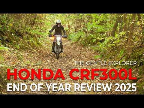 Видео: Honda CRF300L: итоговый обзор 2025 года — нежный исследователь