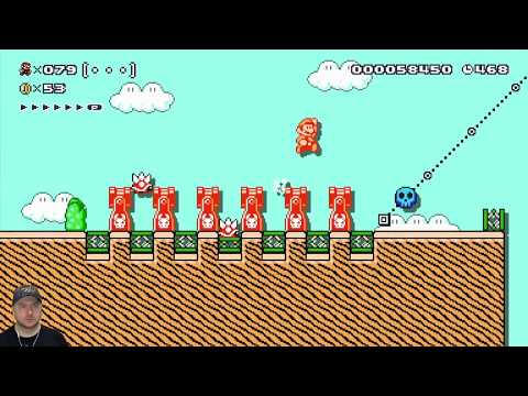 Видео: Super Mario Maker: 100 жизней марио, hard