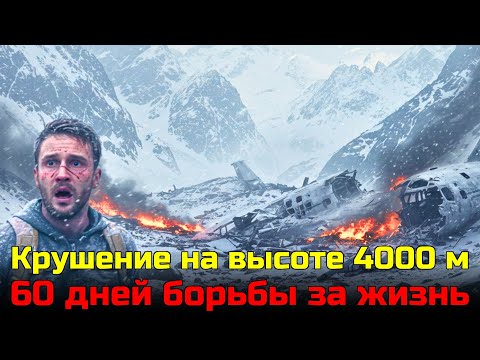 Видео: Пассажирский авиалайнер разбился высоко в Альпах во время снежной бури.
