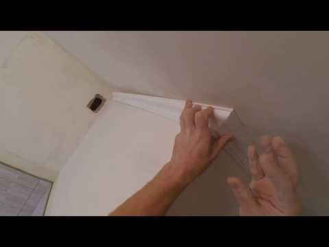 Видео: Как сделать Внешний (наружный) угол  Багета. (потолочный плинтус). Мастер-класс.