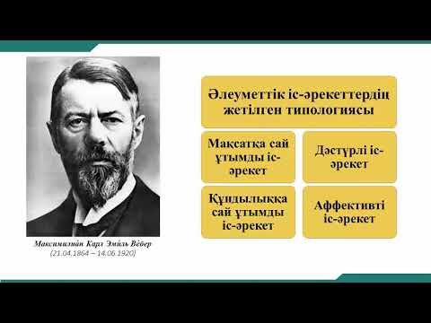 Видео: Әлеуметтану лекция 2