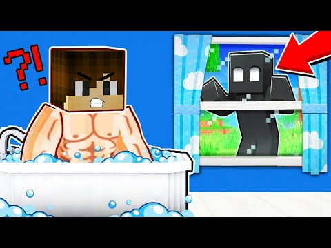 Видео: КТО-ТО СЛЕДИТ ЗА МНОЙ ПОКА Я В ДУШЕ В МАЙНКРАФТ? ЕНОТИК ТРОЛЛИНГ ЛОВУШКА MINECRAFT