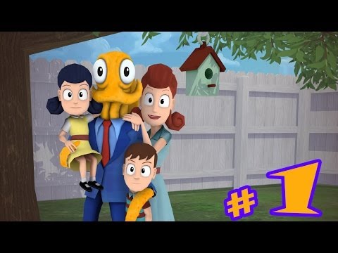 Видео: Прохождение Octodad: Dadliest Catch - #1 Идеальная американская семья!