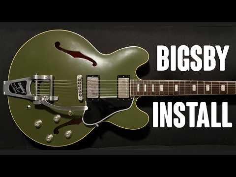 Видео: Установка Bigsby B7 — без вибрамата! (Проект Epiphone — Gibson Chris Cornell)