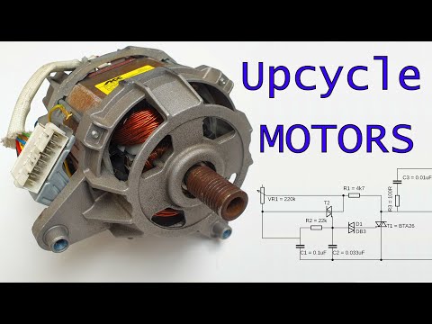 Видео: Как повторно использовать двигатели от стиральных машин [Arduino против простого управления симис...