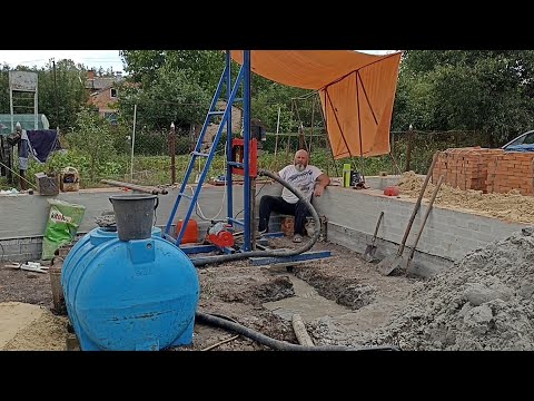 Видео: Классная скважина 25,5м. под 90мм. трубу.