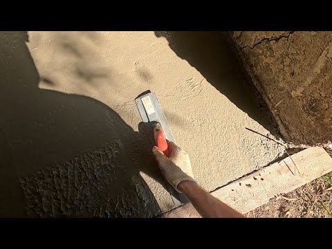 Видео: Заливка бетонного пола!!! ОТ ПЕРВОГО ЛИЦА.