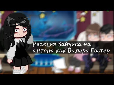 Видео: Реакция зайчика на Антона как Валера гостер 2/2