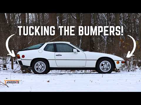 Видео: Porsche 924 Bumper Snub Mod / Выглядит НАМНОГО ЛУЧШЕ!