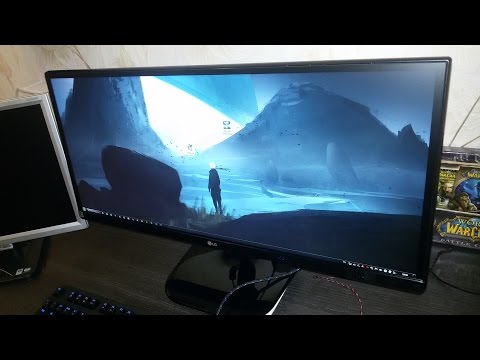 Видео: Обзор на монитор, Ultra Wide 21:9 (LG 29UM57 игровой ?)