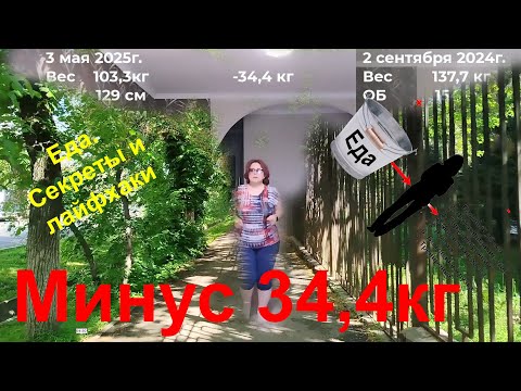 Видео: 4 мая 2025г. Минус 34,4 кг за 8 месяцев. Еда.  Мои секреты и лайфхаки