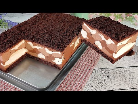 Видео: Быстрый ЙОГУРТОВЫЙ торт "Мороженое Милка"! Вкуснейший и воздушный шоколадный торт!