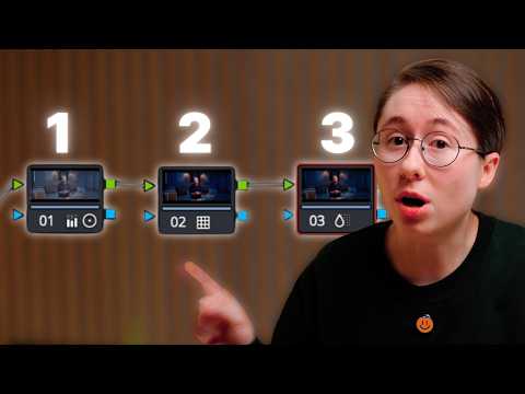 Видео: Как выполнить цветокоррекцию в DaVinci Resolve 20 (3 шага)