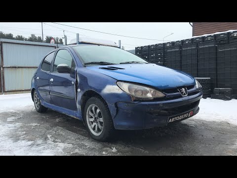 Видео: Peugeot 206 2A/C (I, 2A), 2001 г.в., TU3A (1.4L, 75 л.с.), МКПП