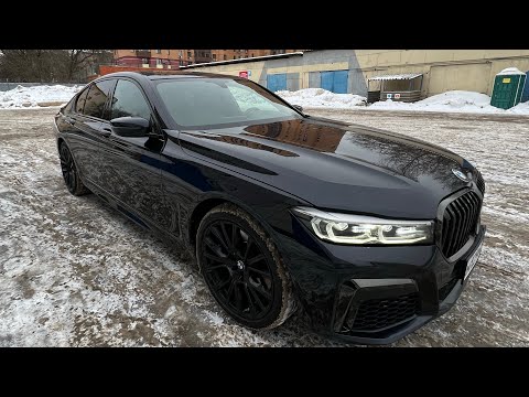 Видео: BMW 740d - 320лс, 2020г, 88.000км, на гарантии, цена 6.790.000 рублей.