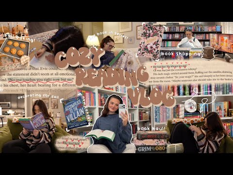 Видео: уютный *ОСЕННИЙ* читательский влог! 🍂🧦🧸 чтение в качестве сообщника злодея, осенняя выпечка, книж...