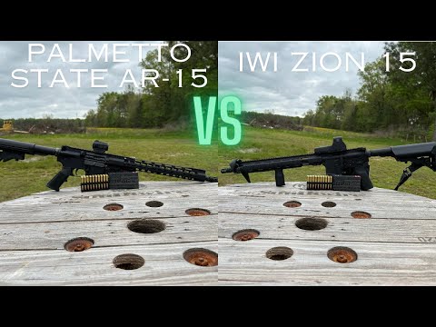 Видео: Palmetto State Armory AR-15 против IWI Zion 15