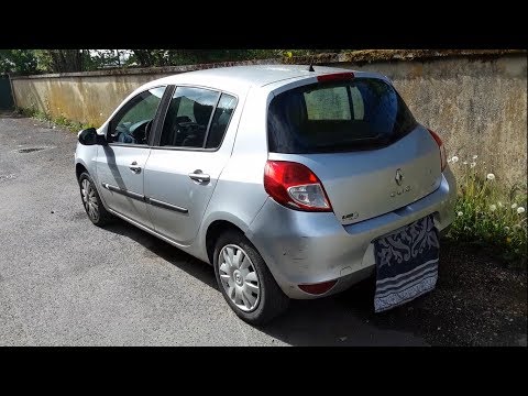 Видео: Запуск Renault Clio 2010 года, двигатель и подробный обзор