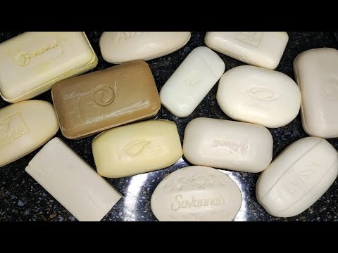 Видео: ASMR 🤍soap🔪. Cutting dry soap ☁. Резка белого мыла⚪