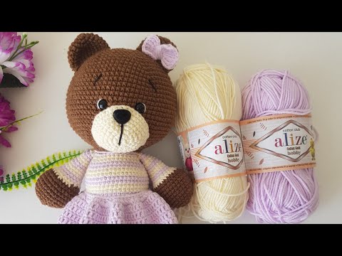 Видео: Мастер-класс по вязанию игрушки Мишка МК часть 1/Екатерина Клабукова