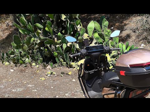 Видео: Электроскутер Falcon на трассе.Турция.