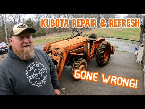 Видео: Ремонт рулевого управления трактора Kubota завершился неудачей: от обновления до сожаления!