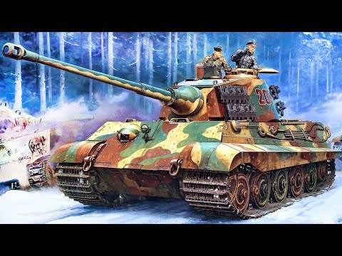 Видео: Немецкий тяжелый танк Тигр II. Panzerkampfwagen Tiger Ausf.B -Tiger II Königstiger