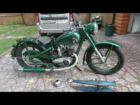 Видео: ИЖ-350  1950 г.     / Куплю комлектующие от родной  вилки не дорого... Есть обмен по другим моделям.