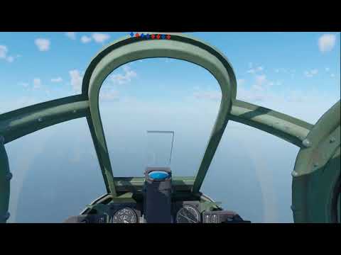 Видео: P-63A-5 (премиумная Кинг Кобра) в VR авиационных симуляторных боях War Thunder.