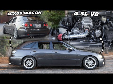 Видео: Сборка лучшего универсала IS300 с механической коробкой передач V8 за 1 час!