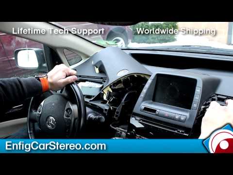 Видео: Снятие магнитолы Toyota Prius