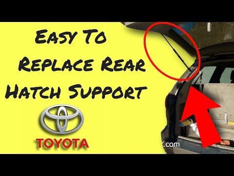 Видео: Замена опоры задней двери/подъемной двери для фургона Toyota Sienna