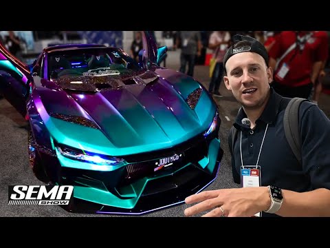 Видео: Я УВИДЕЛ САМЫЕ УЛЁТНЫЕ ТАЧКИ НА SEMA 2025: Главное автошоу США в Вегасе | #1