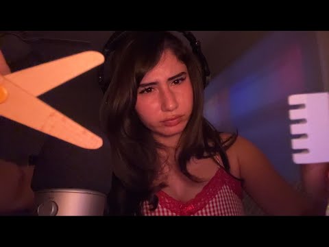 Видео: ASMR ~ Стрижка, но она довольно ужасная (И ты превращаешься в 67-летнего каменщика)