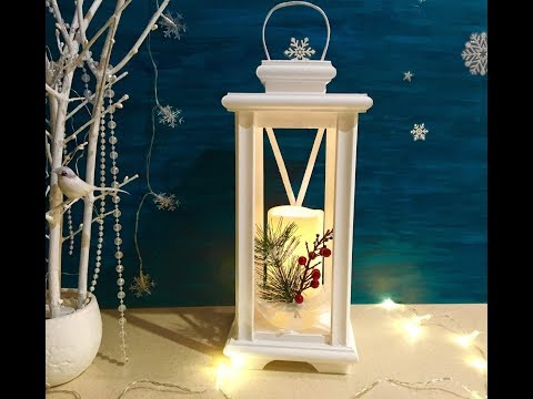 Видео: МК- Декоративный ФОНАРЬ! DIY - decorative lantern made of foam!