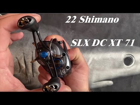 Видео: Так-себе обзор 22 Shimano SLX DC XT 71HG.