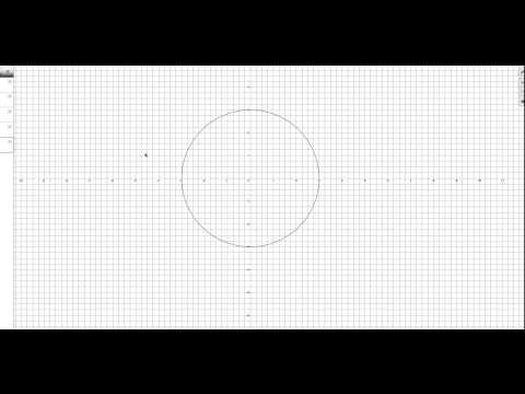 Видео: Уравнение окружности и ее график