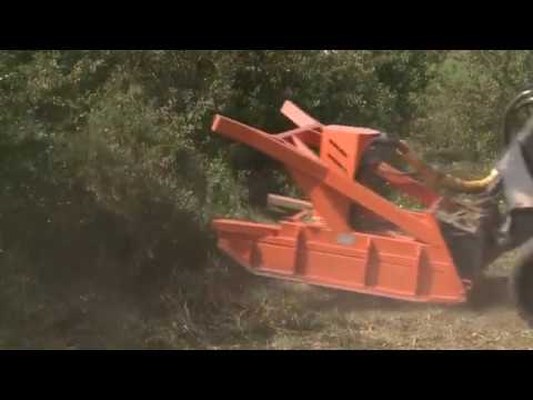Видео: Мульчер дисковый для тракторов, мини-погрузчиков и экскаваторов