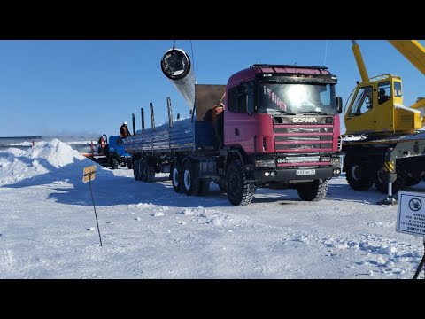 Видео: зимник Дудинка- Пайяха 3 серия "Красноярский край"