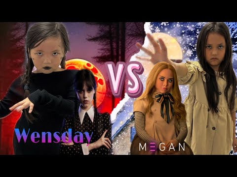 Видео: МЕГАН МЕН УЭНСДЕЙДІҢ АЙҚАСЫ🎥😱#challenge