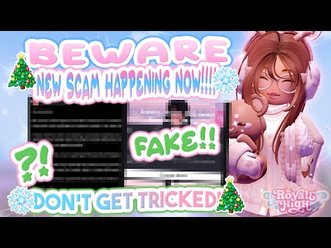 Видео: ☕ВНИМАНИЕ🎄 Остерегайтесь этого 💔НОВОГО МОШЕННИЧЕСТВА, КОТОРОЕ ПРОИСХОДИТ СЕЙЧАС🚫 | Royale High