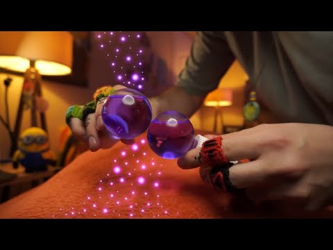 Видео: 4 часа триггеров ASMR с коричневым шумом для сна [Массаж и Рейки]