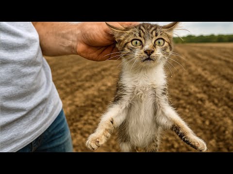 Видео: Мужчина спас котёнка с искалеченными лапами. Ветеринар осмотрел его и произнёс: Готовьтесь к худшему