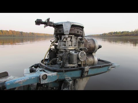 Видео: Расход бензина на лодочном моторе ВИХРЬ 20. Лодка Казанка. 1 литр бензина.