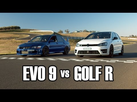 Видео: Evo 9 vs Golf R Финальная битва! [BMIRussian]